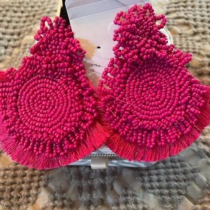 Bold statement earrings